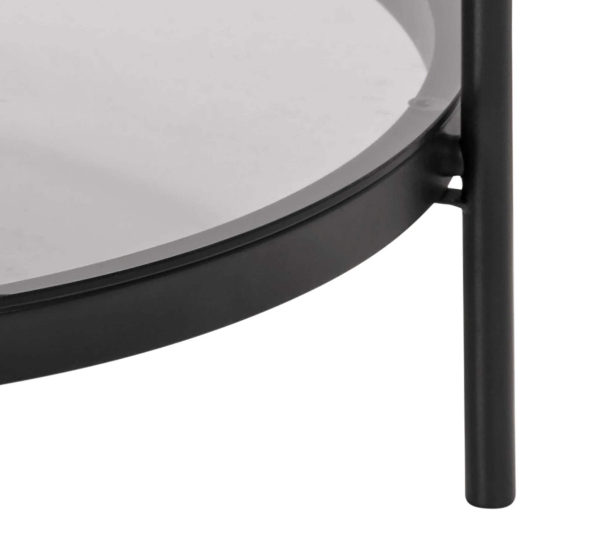 Couchtisch Metall Glas Grau