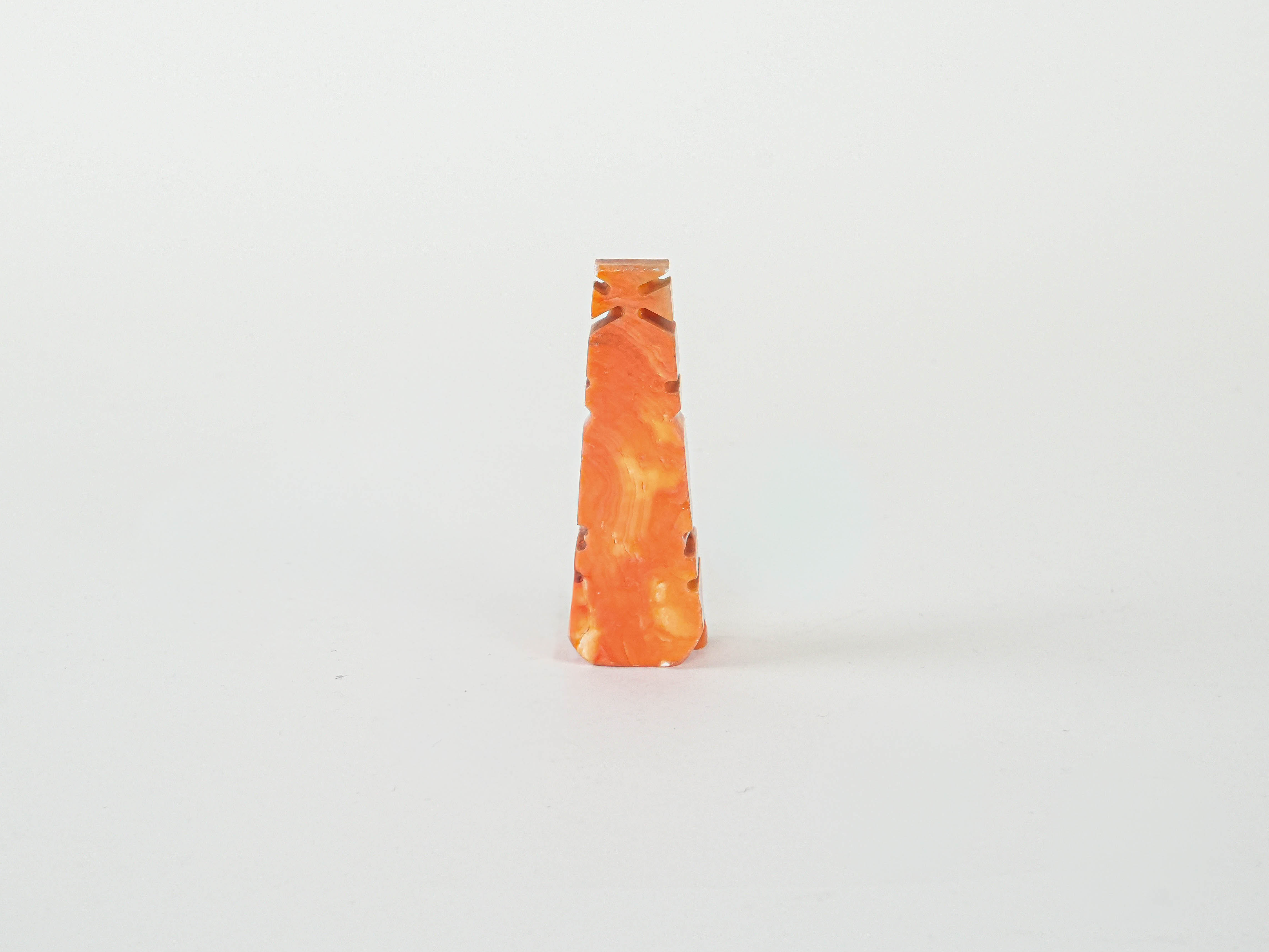 Steinskulptur Orange 1980er Jahre