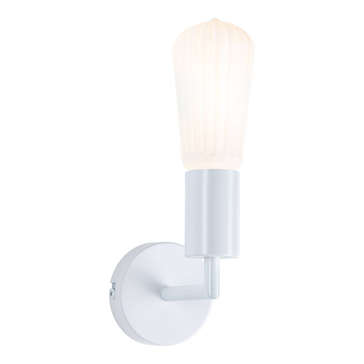 Ravi Wandleuchte Aluminium Weiß 1-flammig