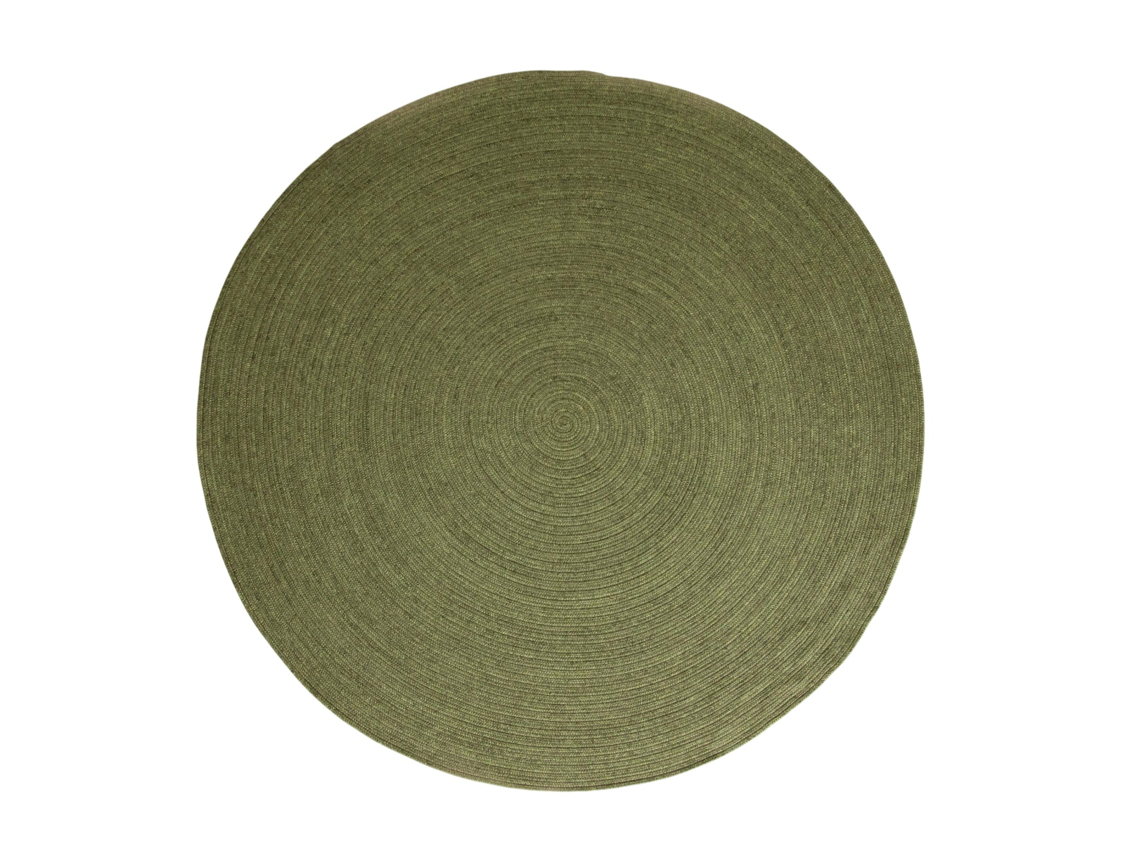 Creu Teppich Runder Synthetik Khaki Grün 200x200 cm