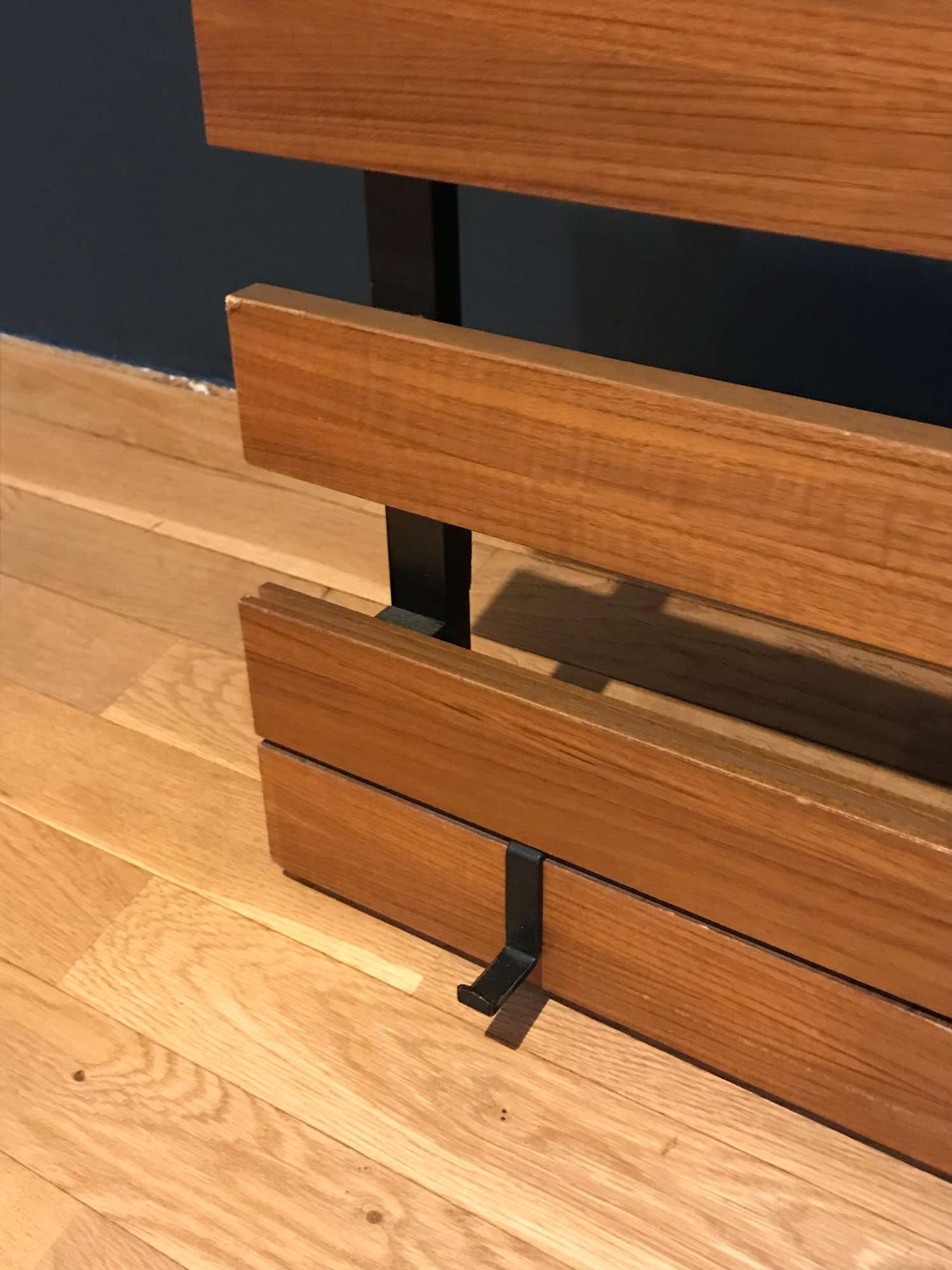 Vintage Wandgarderobe Holz