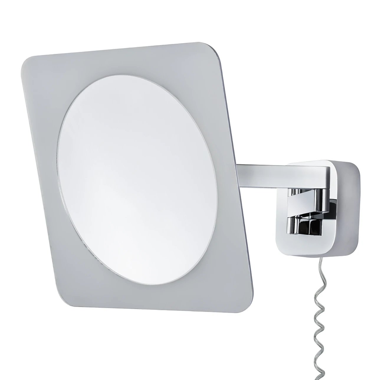 LED-Wandleuchte 1-flammig Acrylglas Chrom Weiß