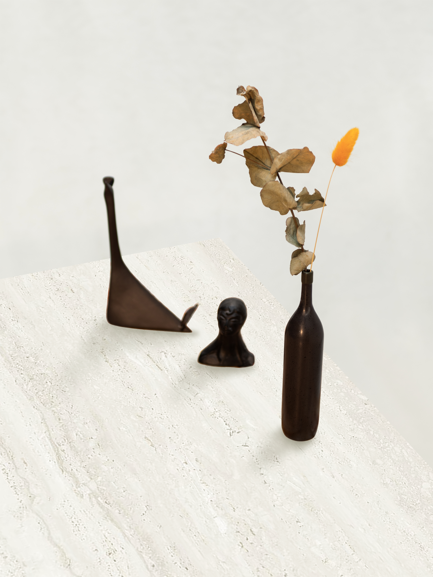 Coffee table Low Travertine Cream