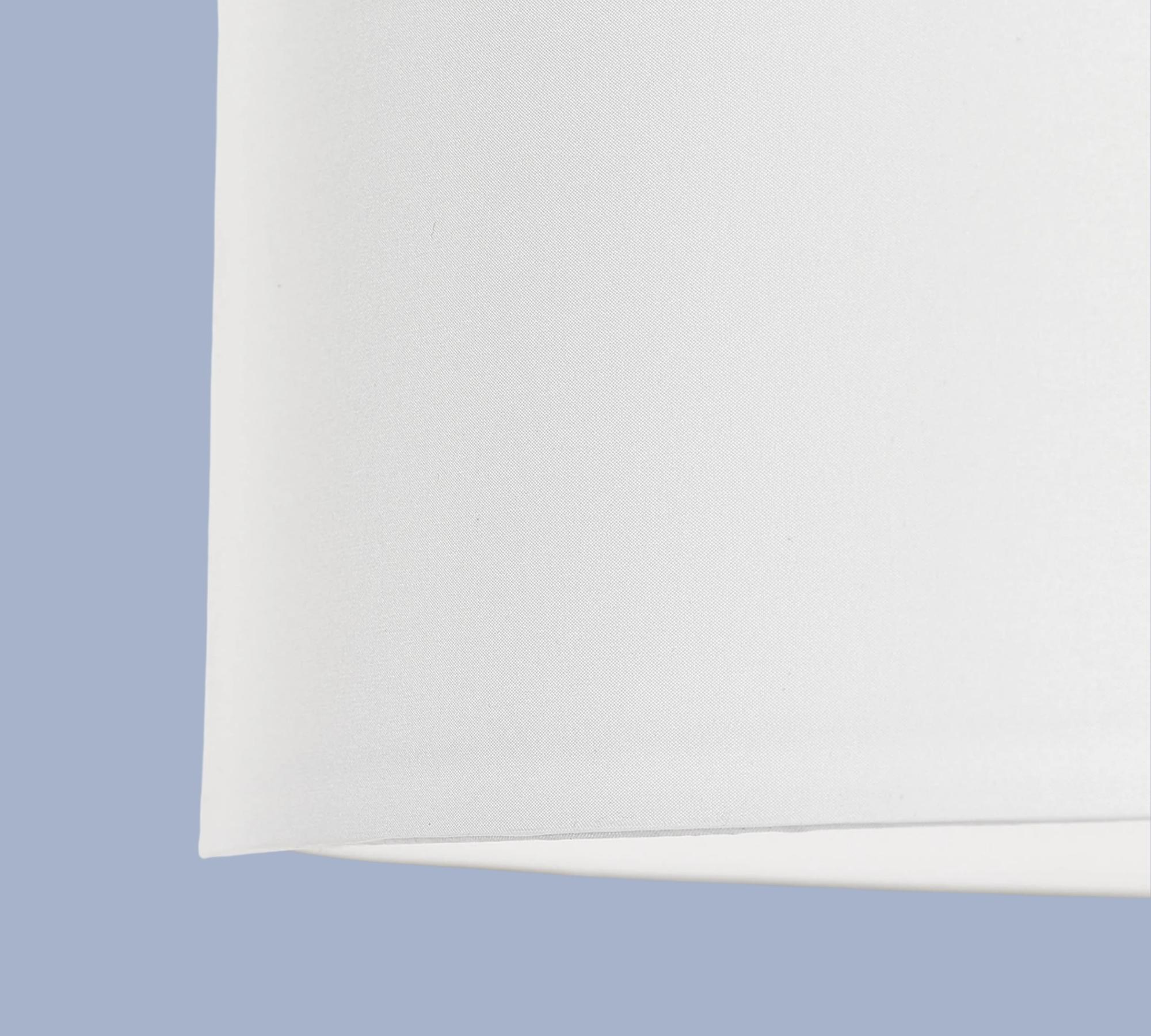 3-flame ceiling light made of mixed fabric