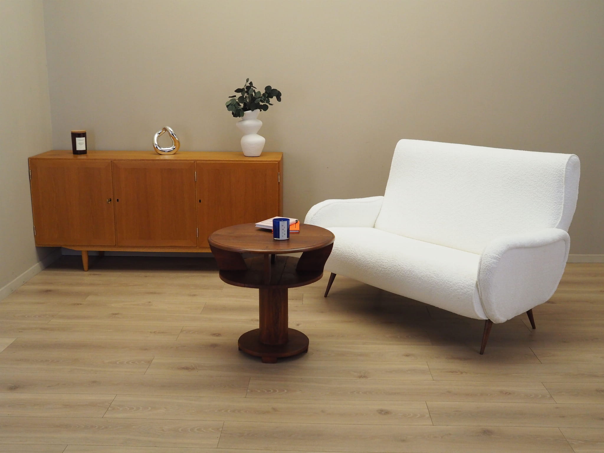 Sofa Weiß 1970er Jahre