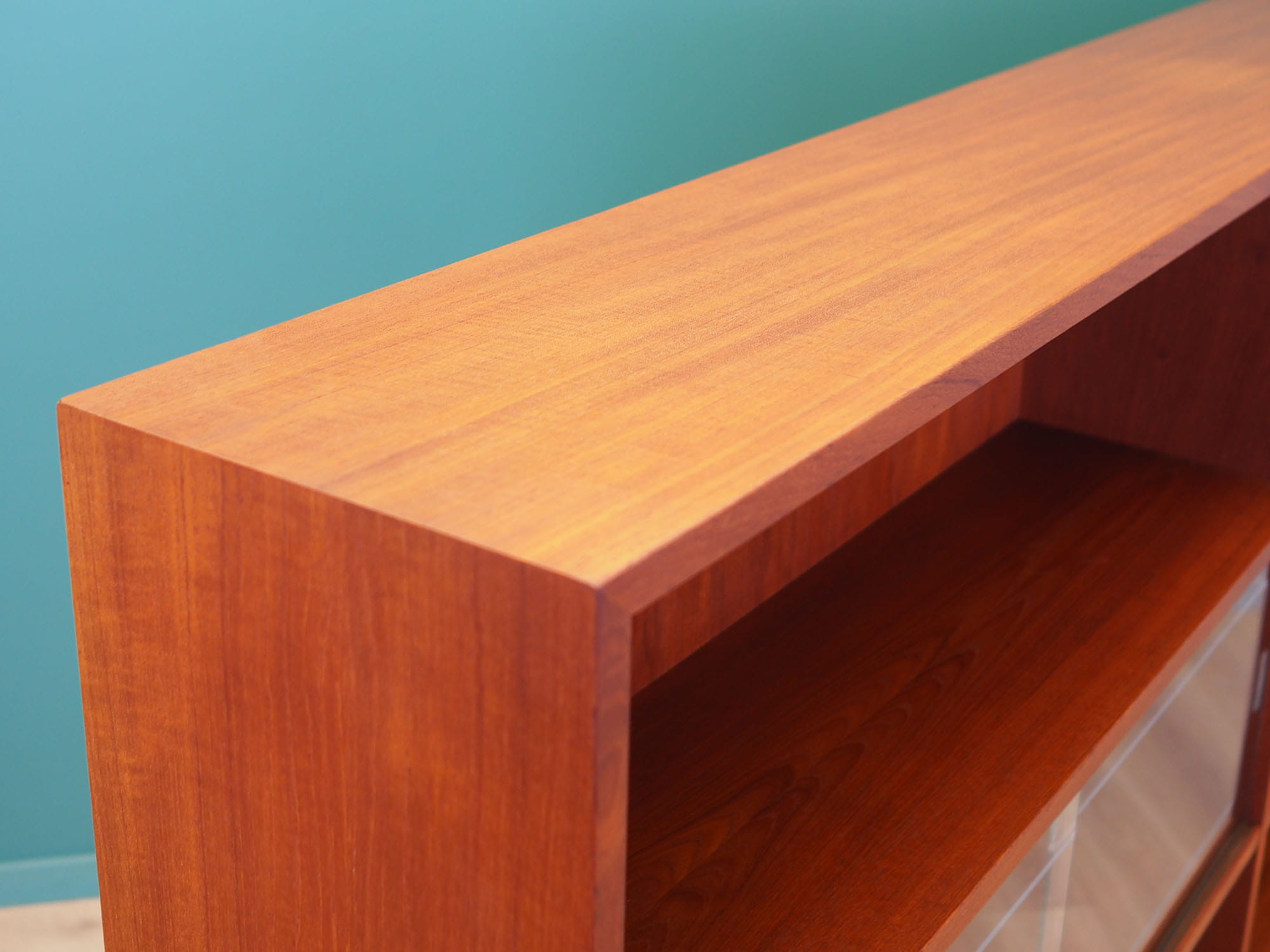 Vintage Bookshelf Teak Brown 1970s