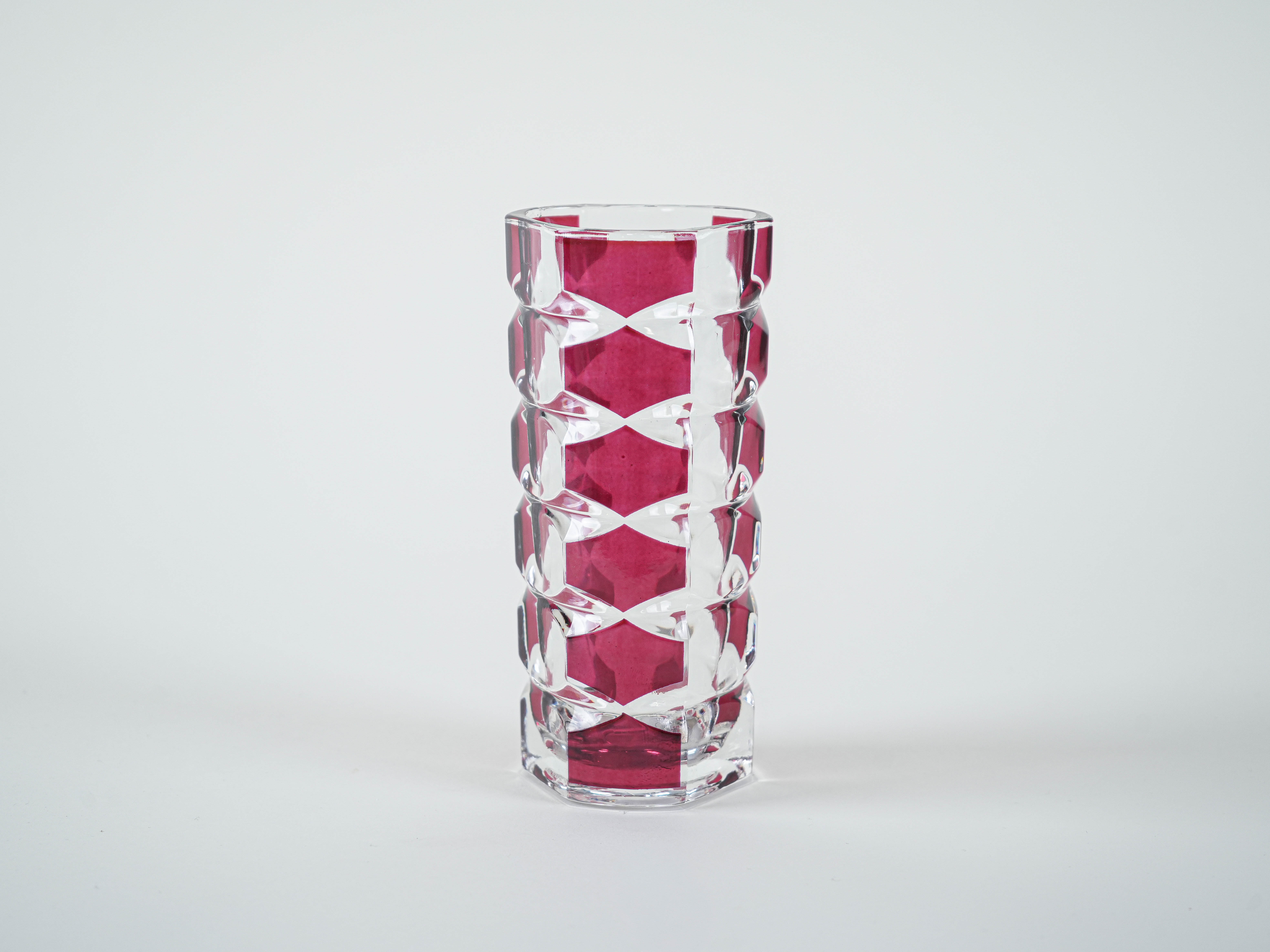 Glass Vase Windsor 1970s