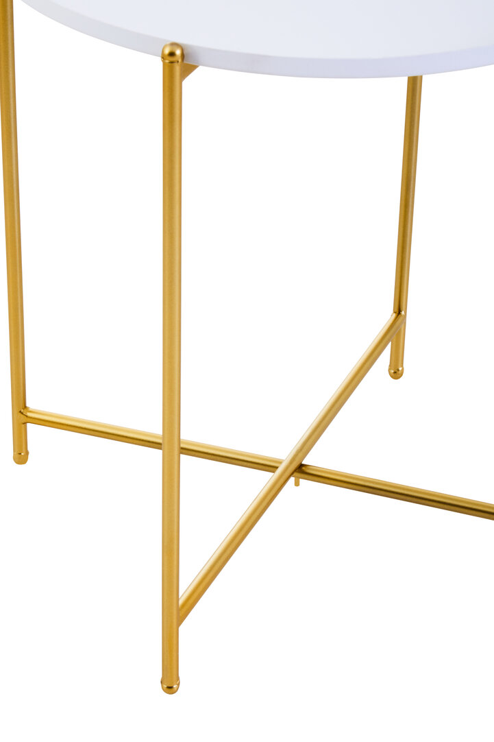Trosa Beistelltisch Schwarz Gold