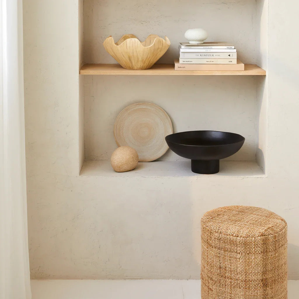 Titos Pouf Textil Natur