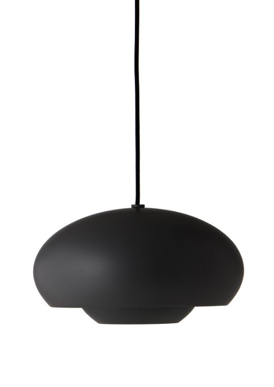 Champ Pendelleuchte Metall Schwarz Ø 38cm