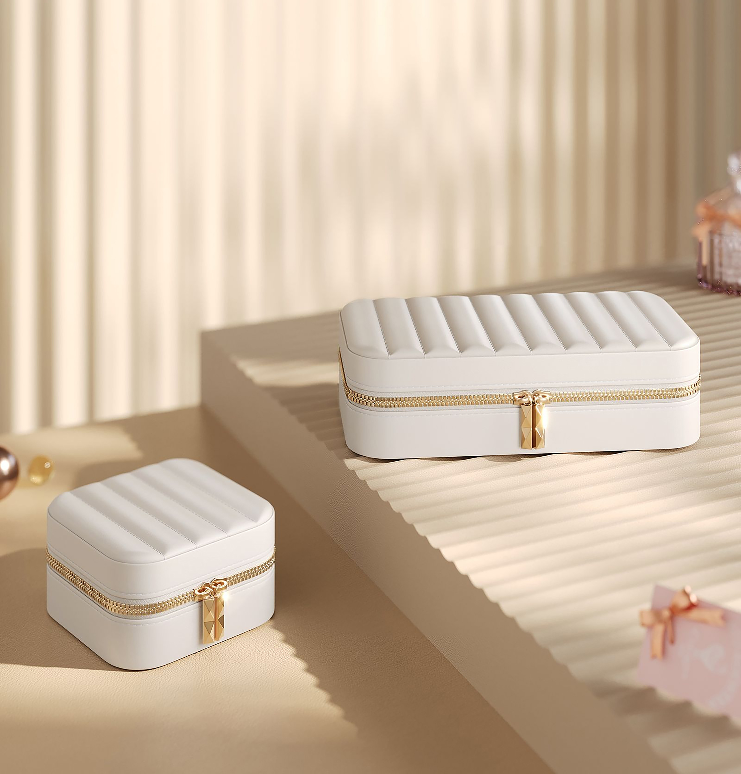 Ahzem Jewelry Box White