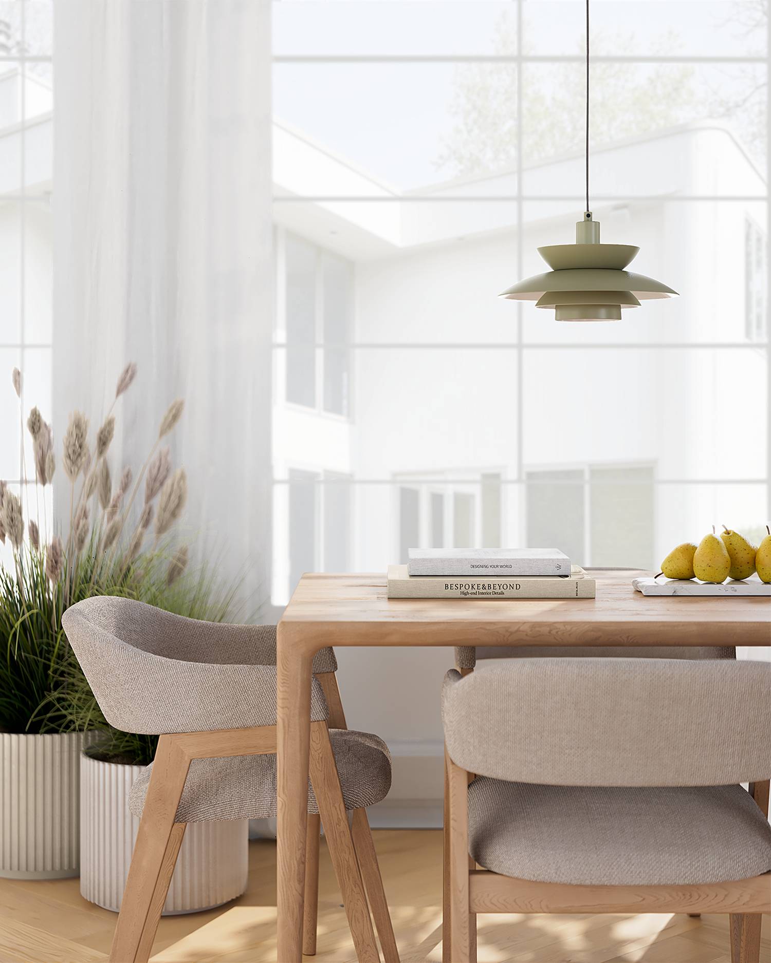 1-Flammig Singapur Hängeleuchte Eisen Grün