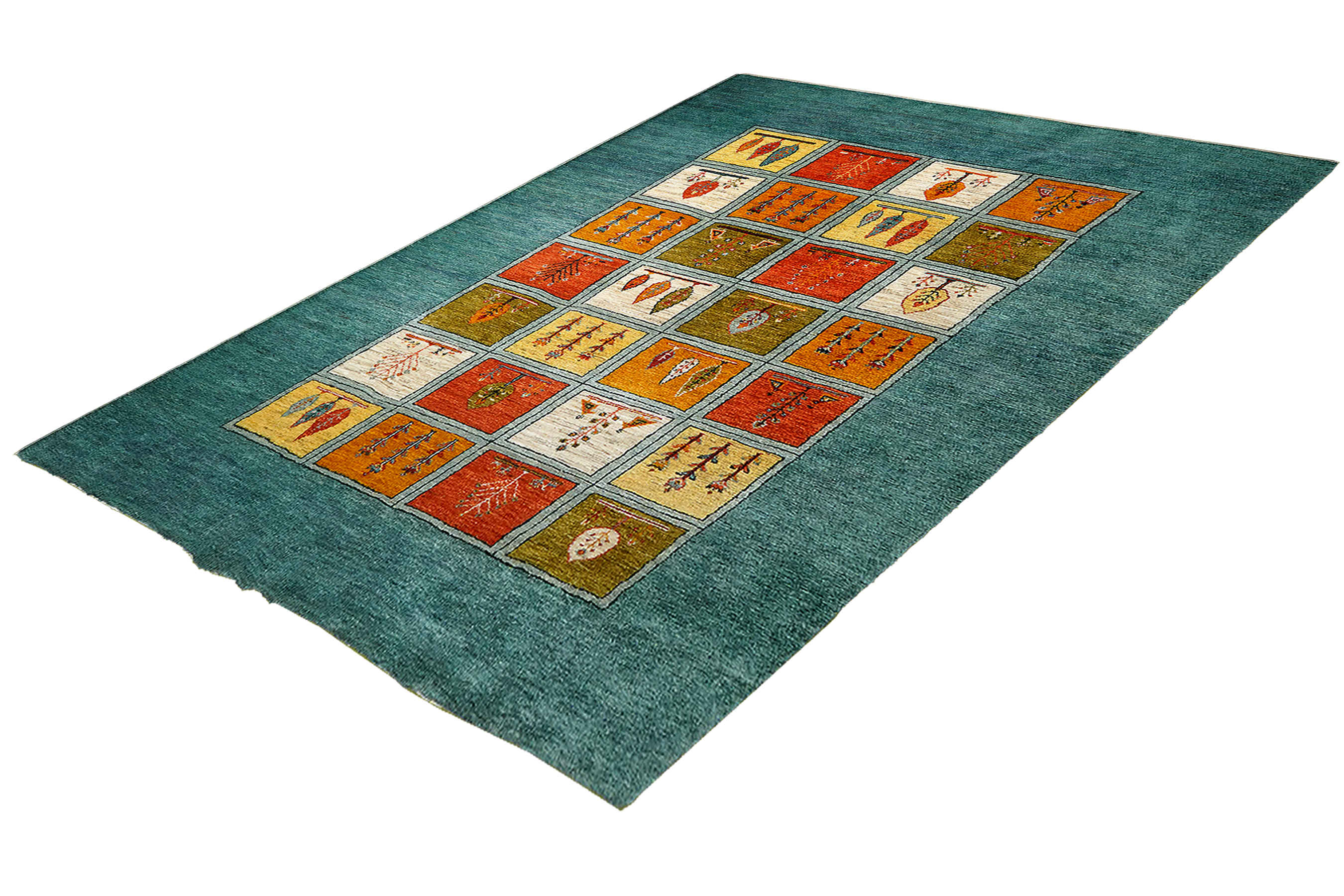 Rizbaf Gabbeh Rug Wool Blue