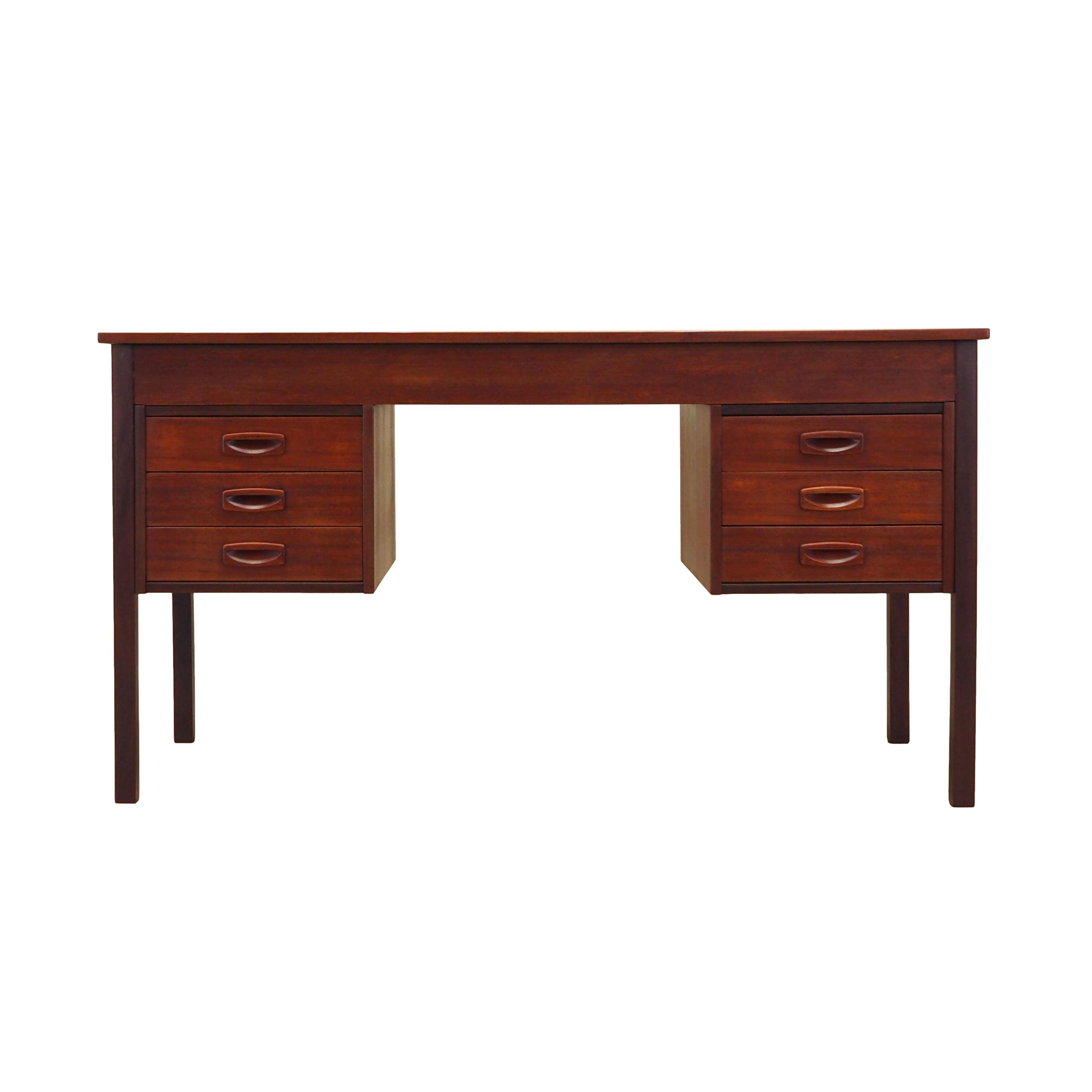 Scrivania in teak anni '70