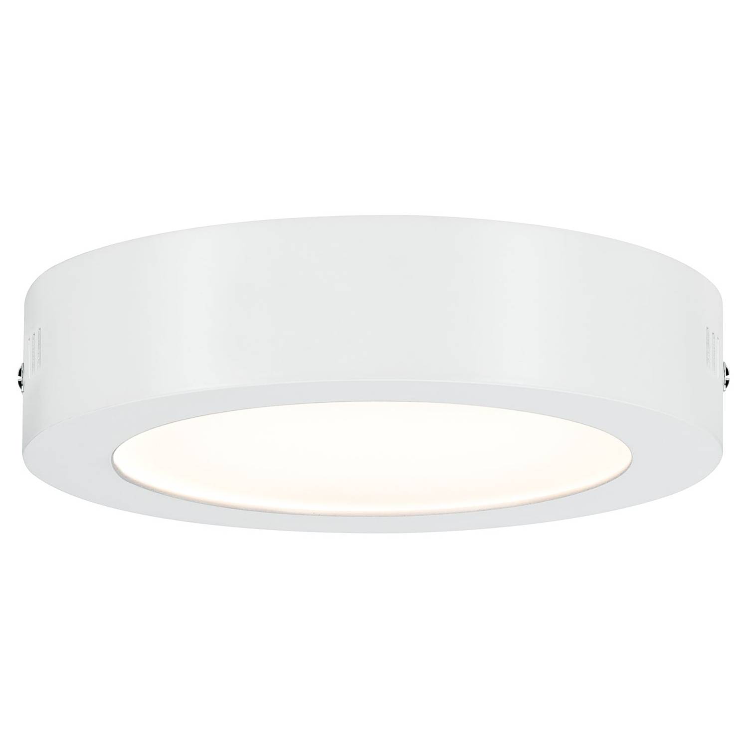 LED-Deckenleuchte Lunar Rund Aluminium Weiß