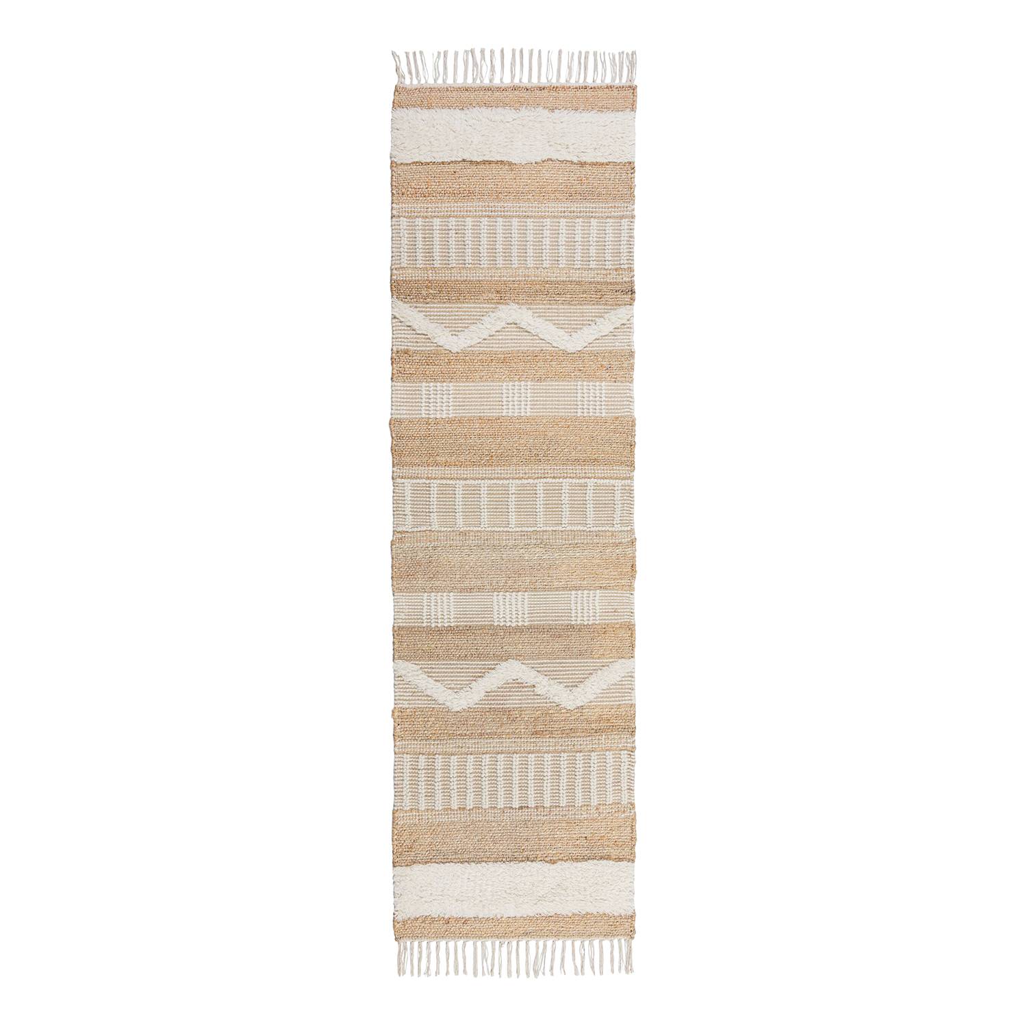 Medina Läufer Jute Natur Creme