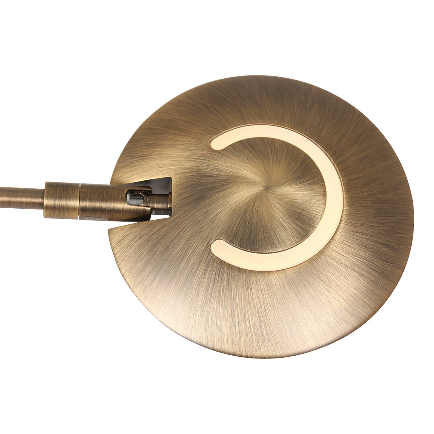 1-Flammig Zodiac II LED-Wandleuchte Stahl 