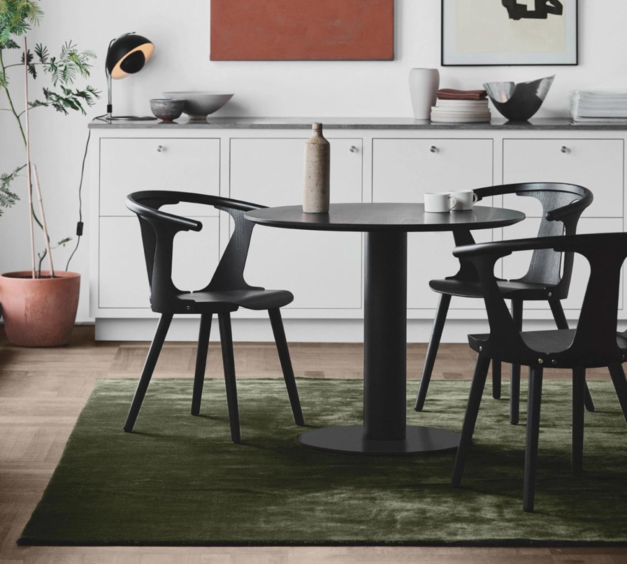 The Moor AP7 Teppich Wolle Green Pine