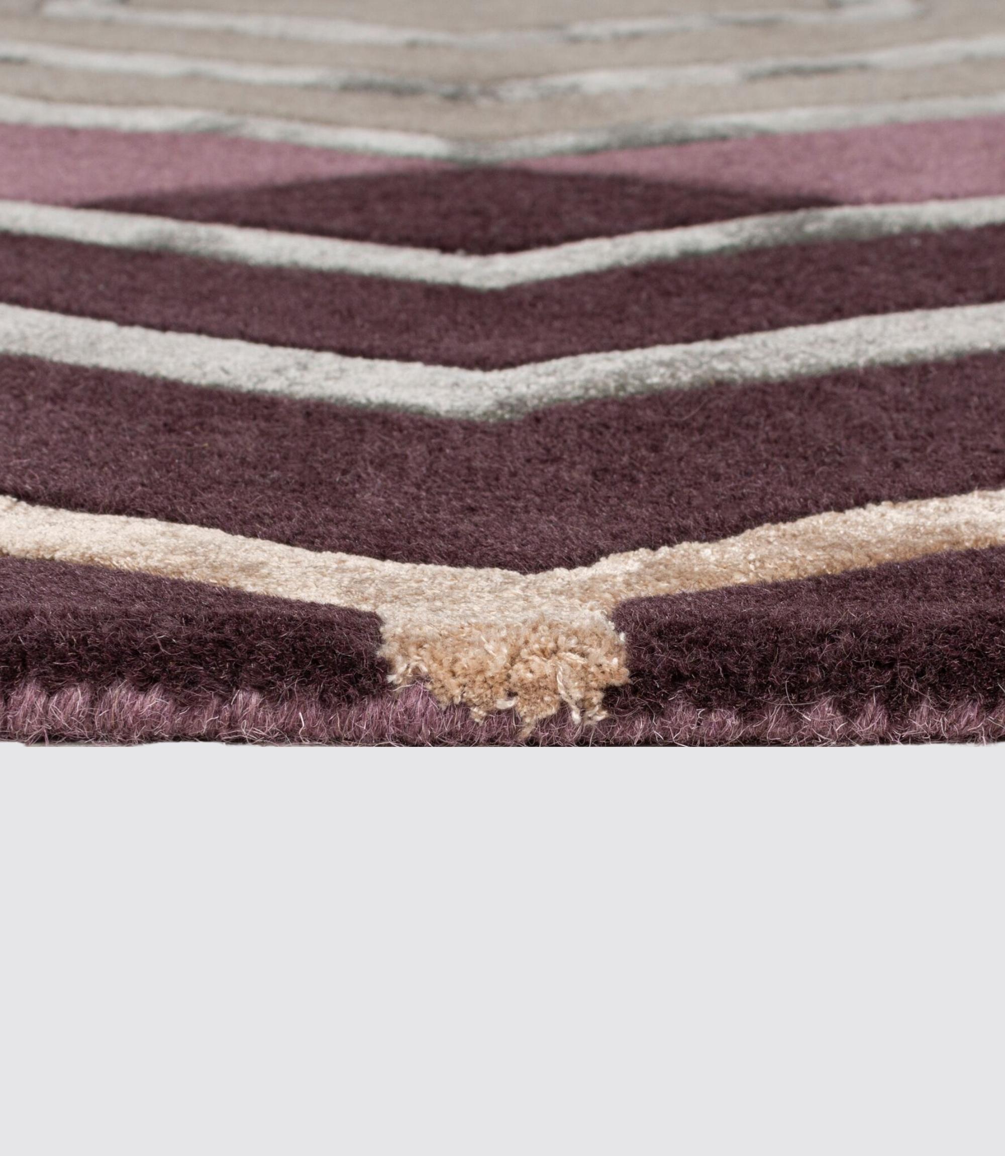 Wollmischteppich Architect Harlow Lila 120x170