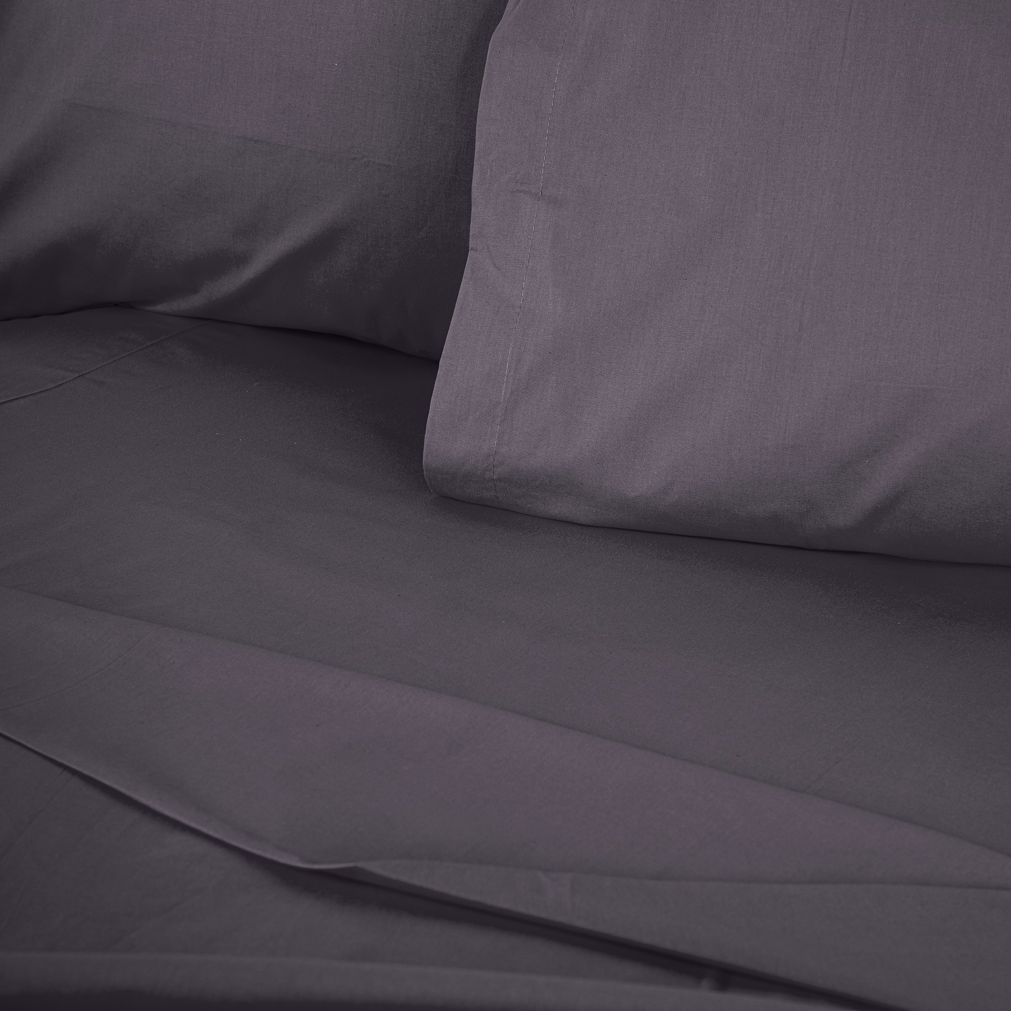 Fitted sheet Cotton Dark Grey 100cm x 200cm