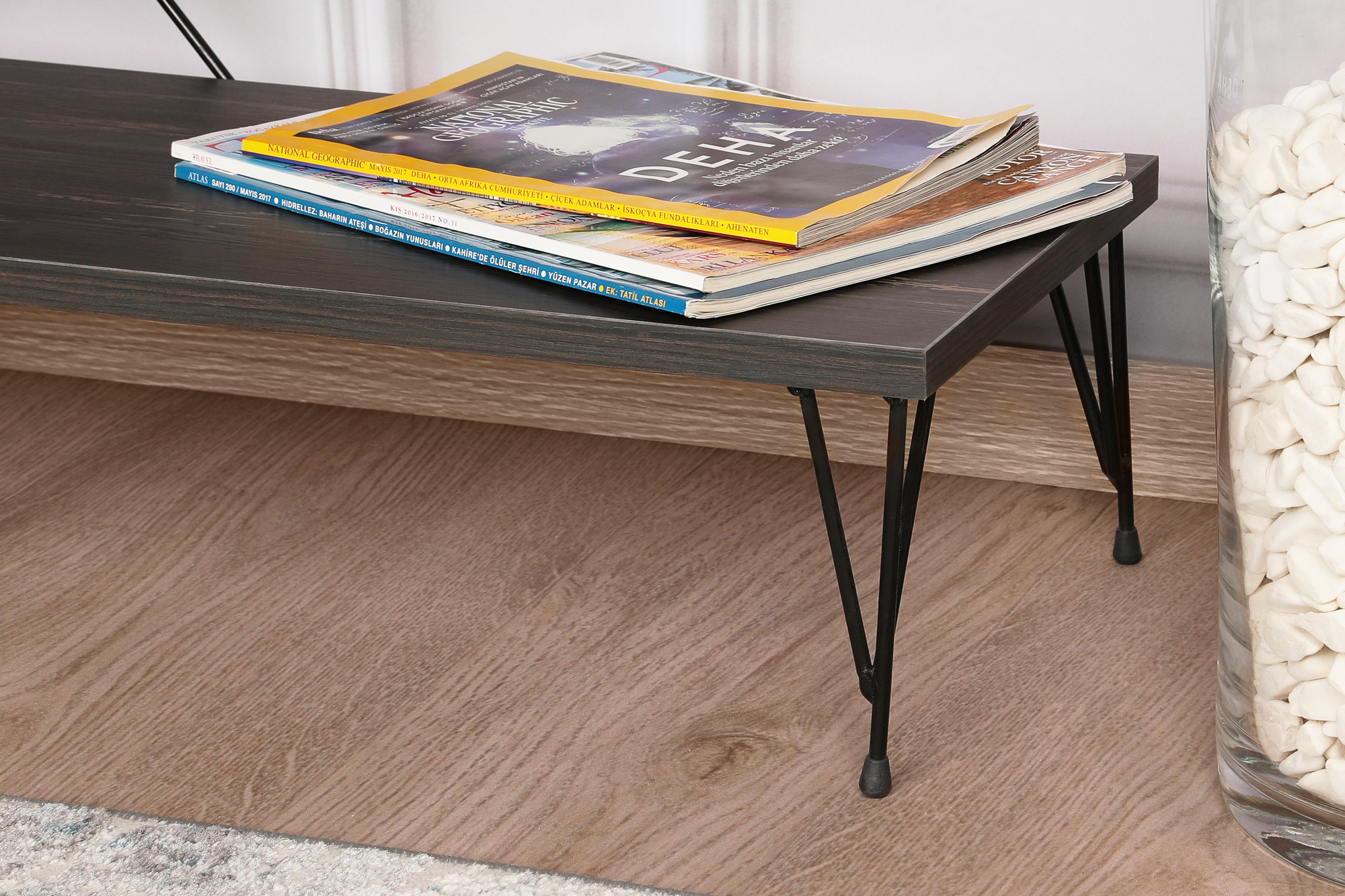 Street Lowboard Holzfurnier Dunkelbraun