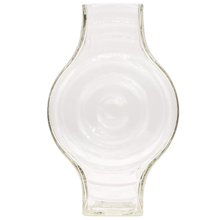 Infinite Round Vase Glas Transparent