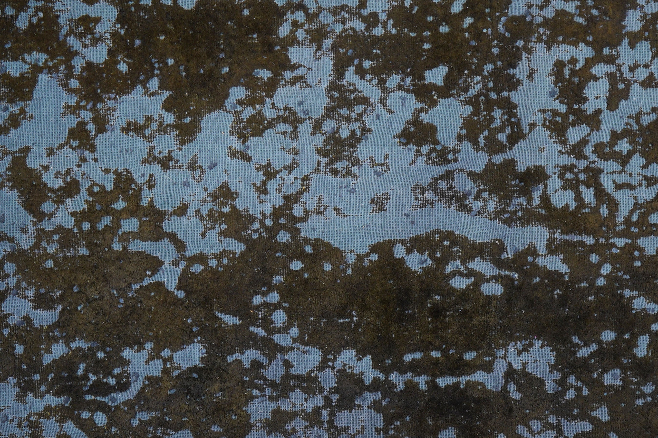 Vintage Teppich Wolle Mehrfarbig