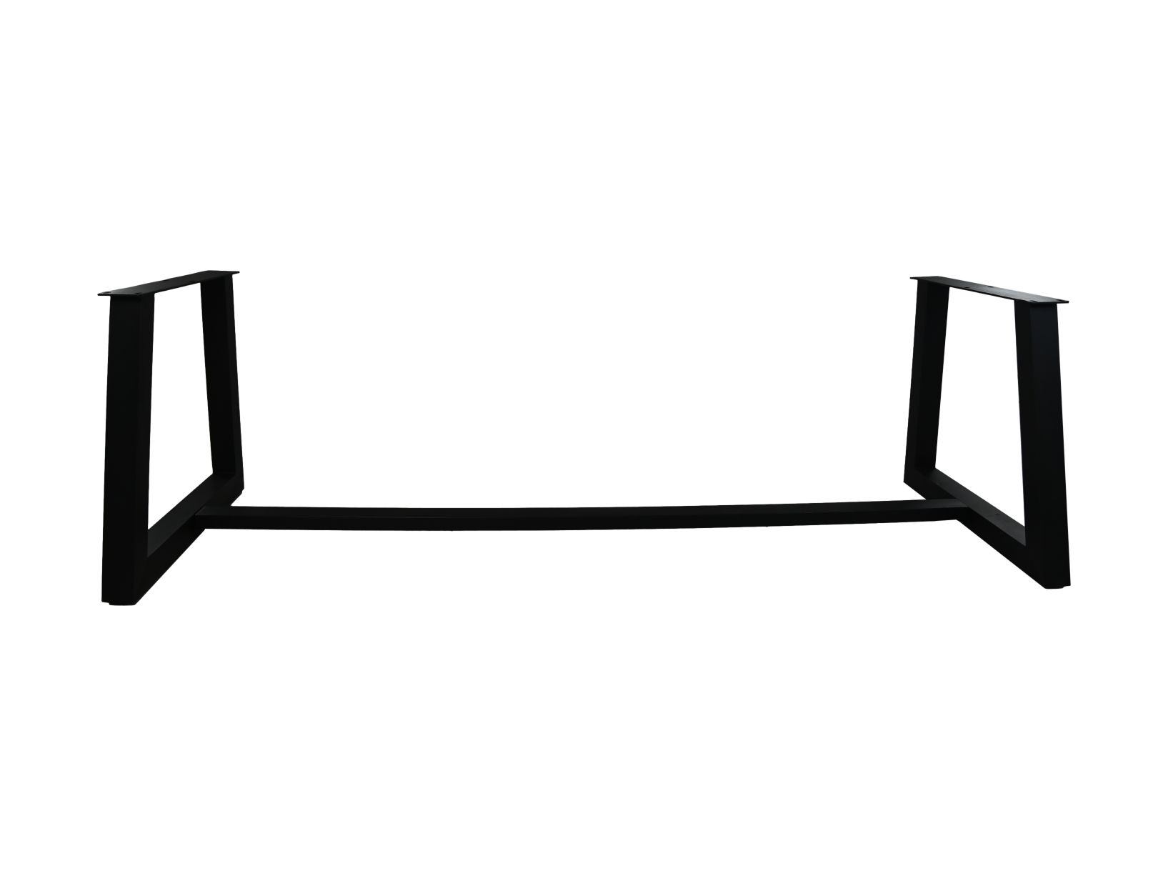 Tischgestell Trapez & Balken Metall Schwarz