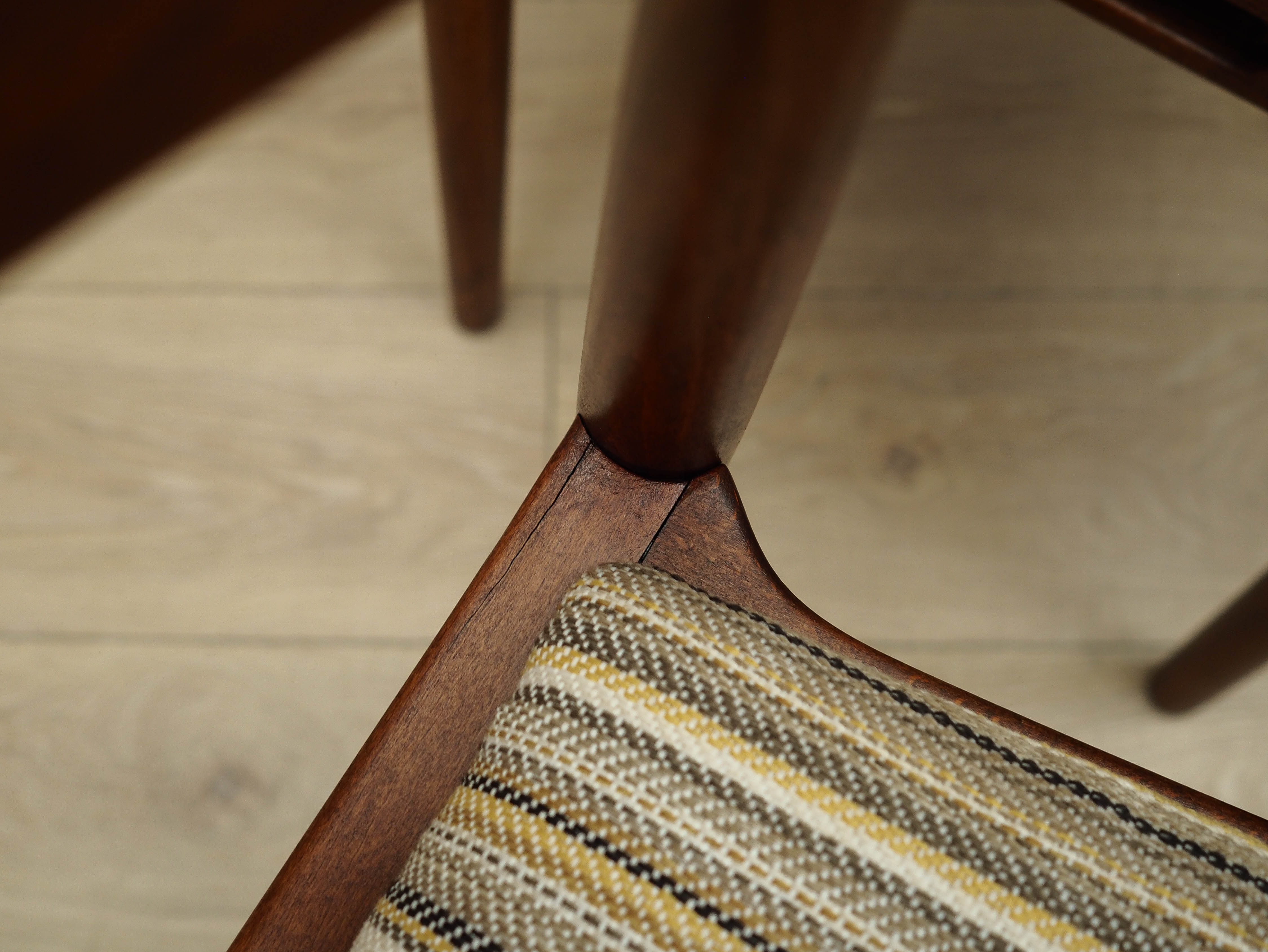 4x Stuhl-Set Mehrfarbig 1970er Jahre