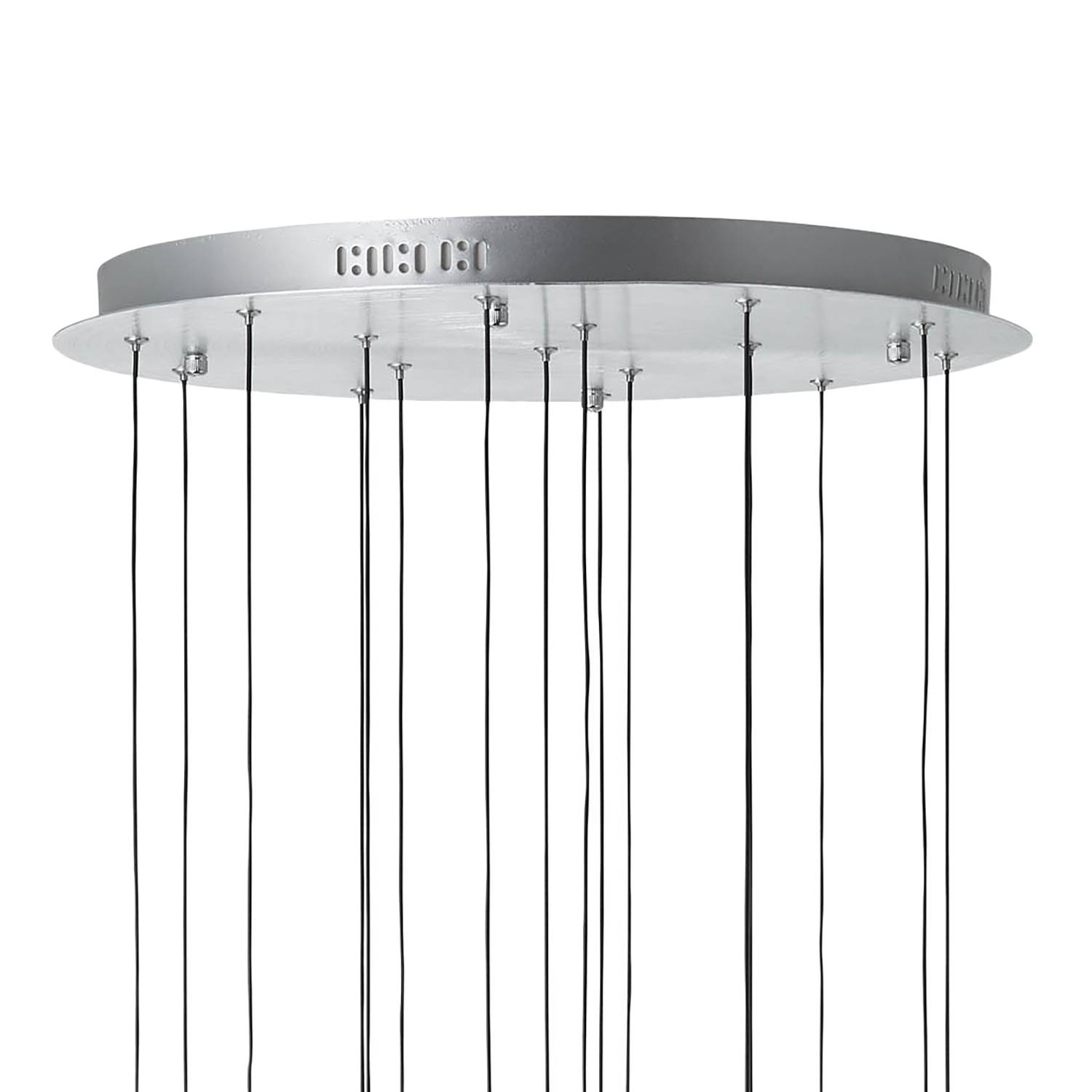 LED-Pendelleuchte Cembalo I Acrylglas / Stahl Flammenanzahl: 16