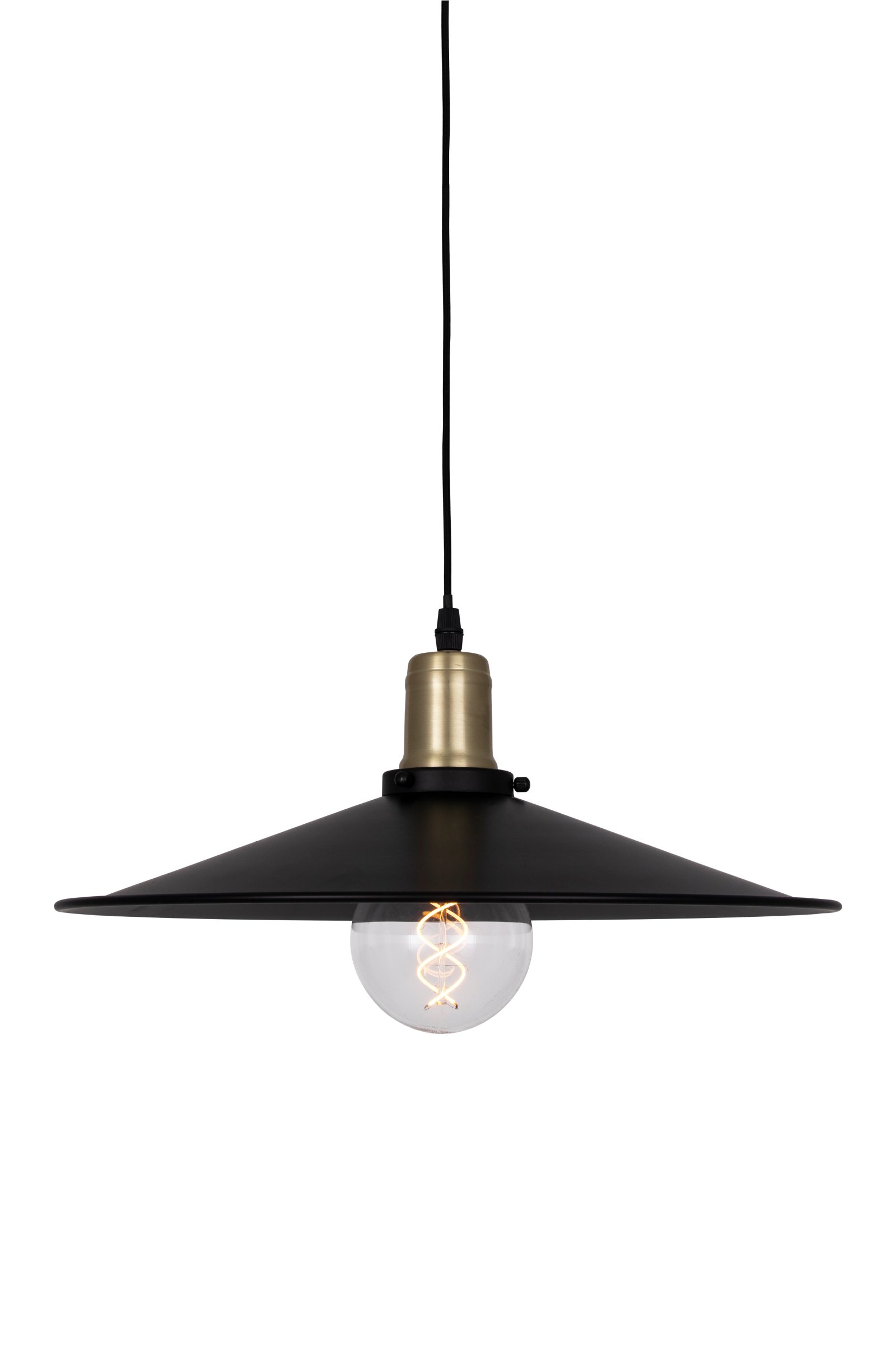 Disc Pendant Lamp Black Ø 40cm