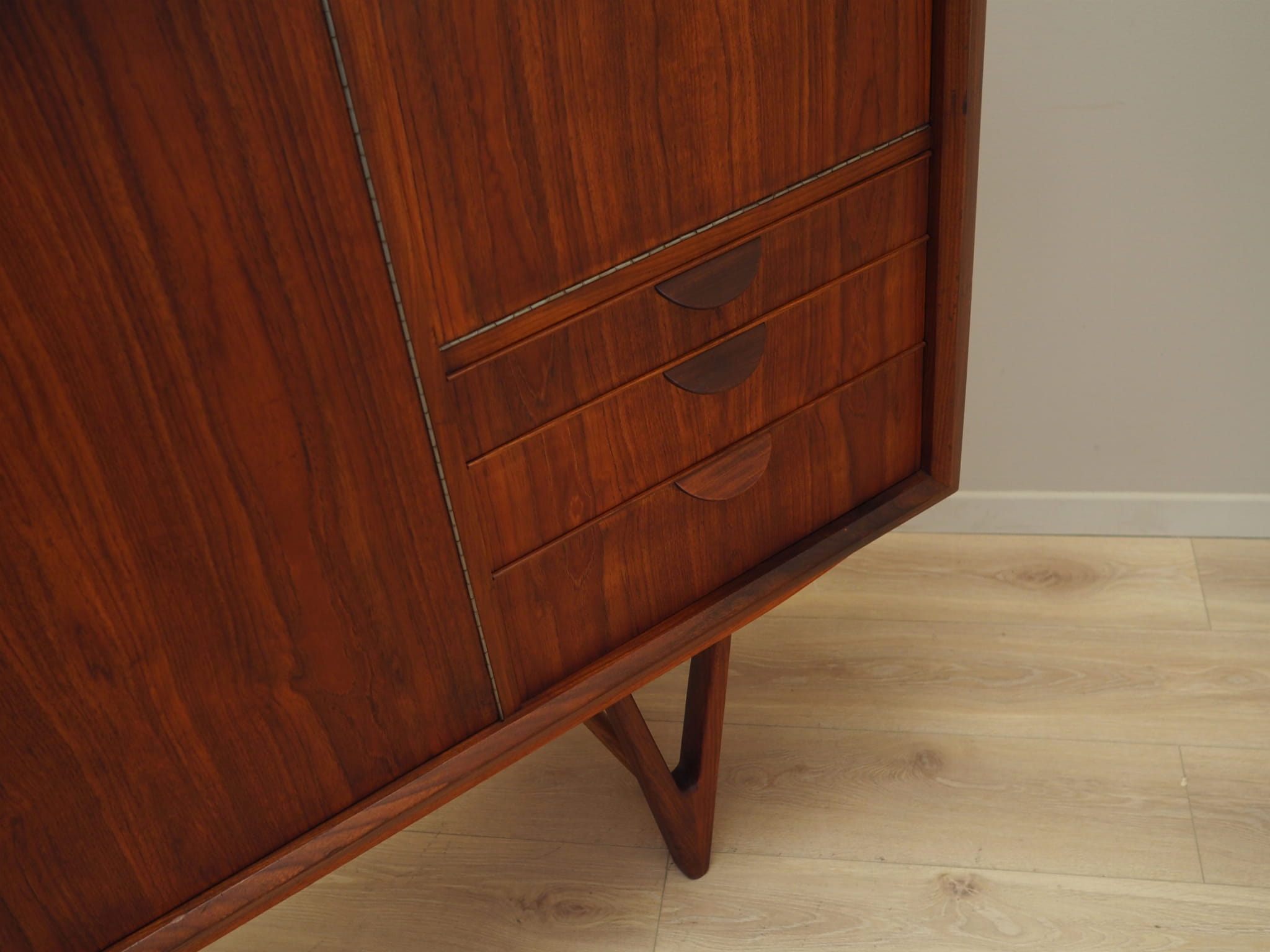 Vintage Sideboard Teak Wood Brown 1960s
