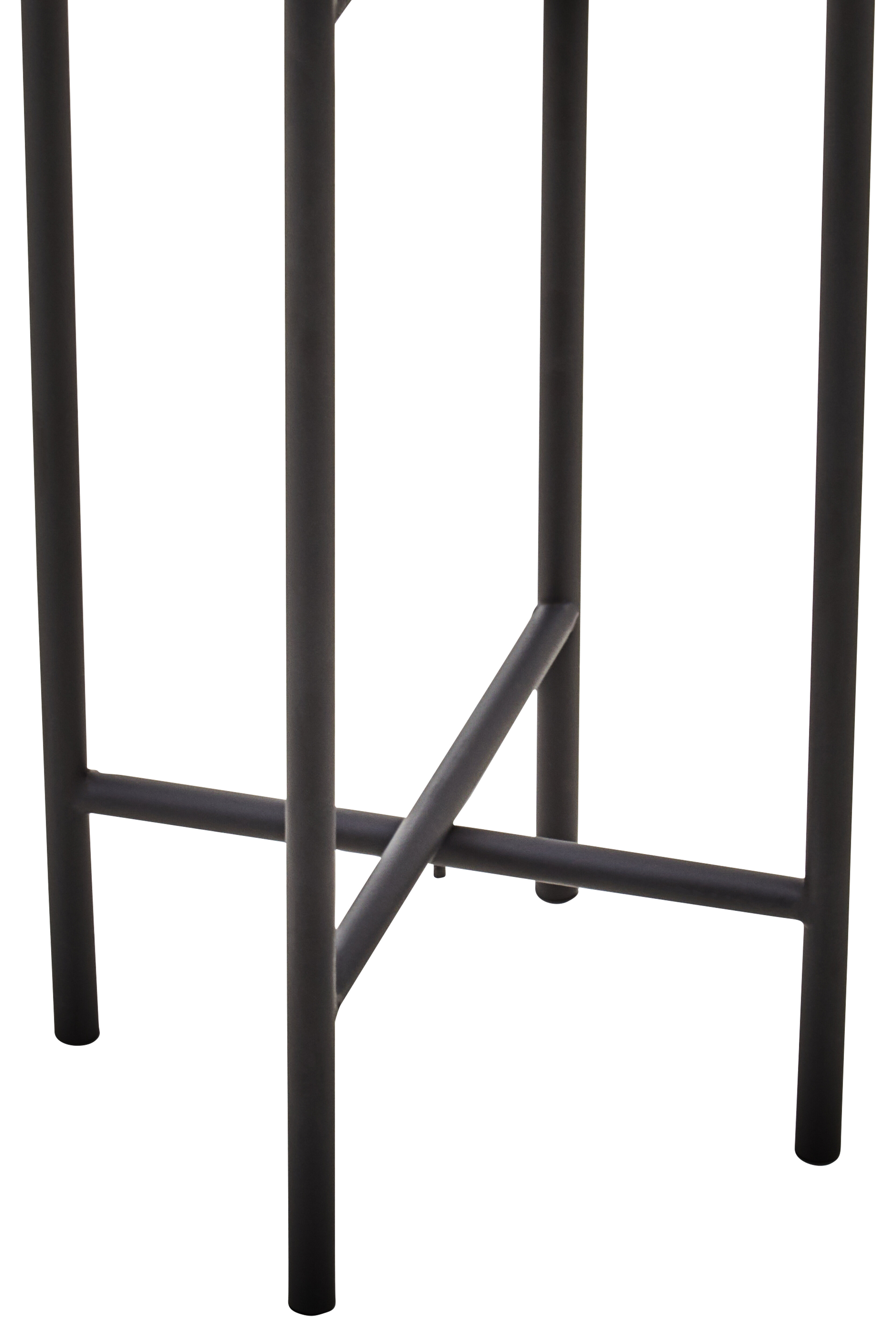 Trosa Kleine Weiß Schwarz Stand Blumentopf
