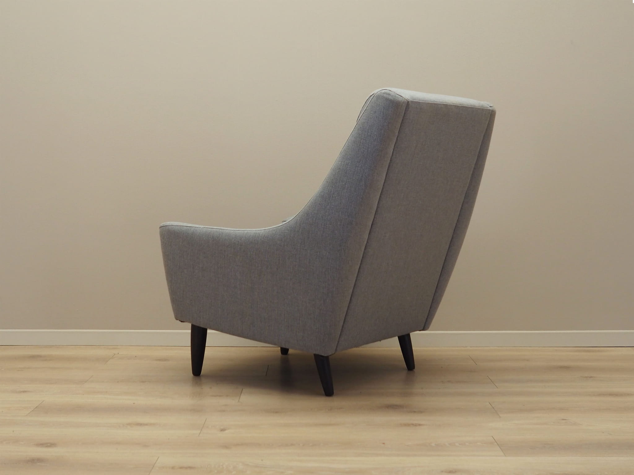 Armchair Textile Wood Grey 1970s