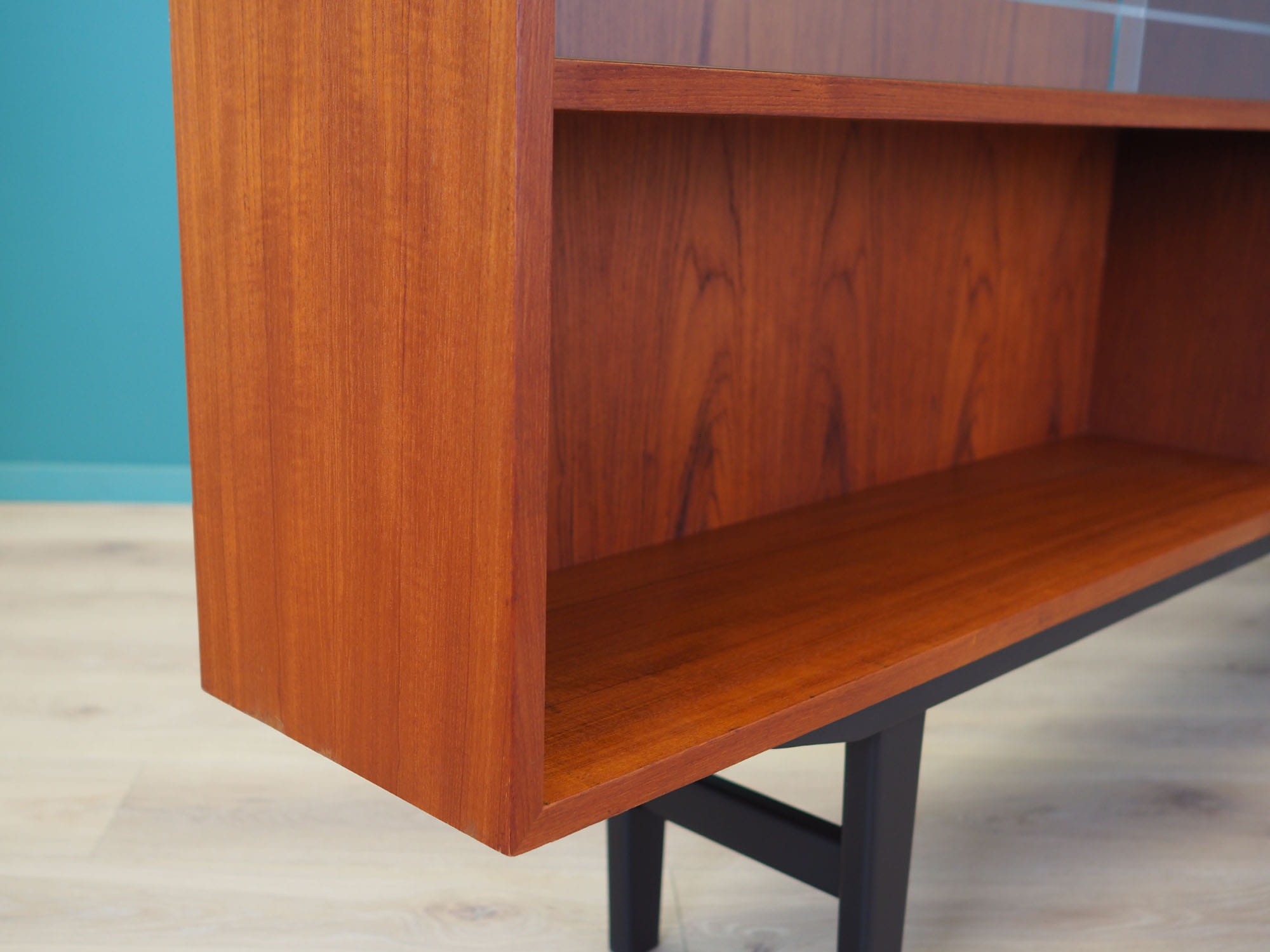 Vintage Bookshelf Teak Brown 1970s