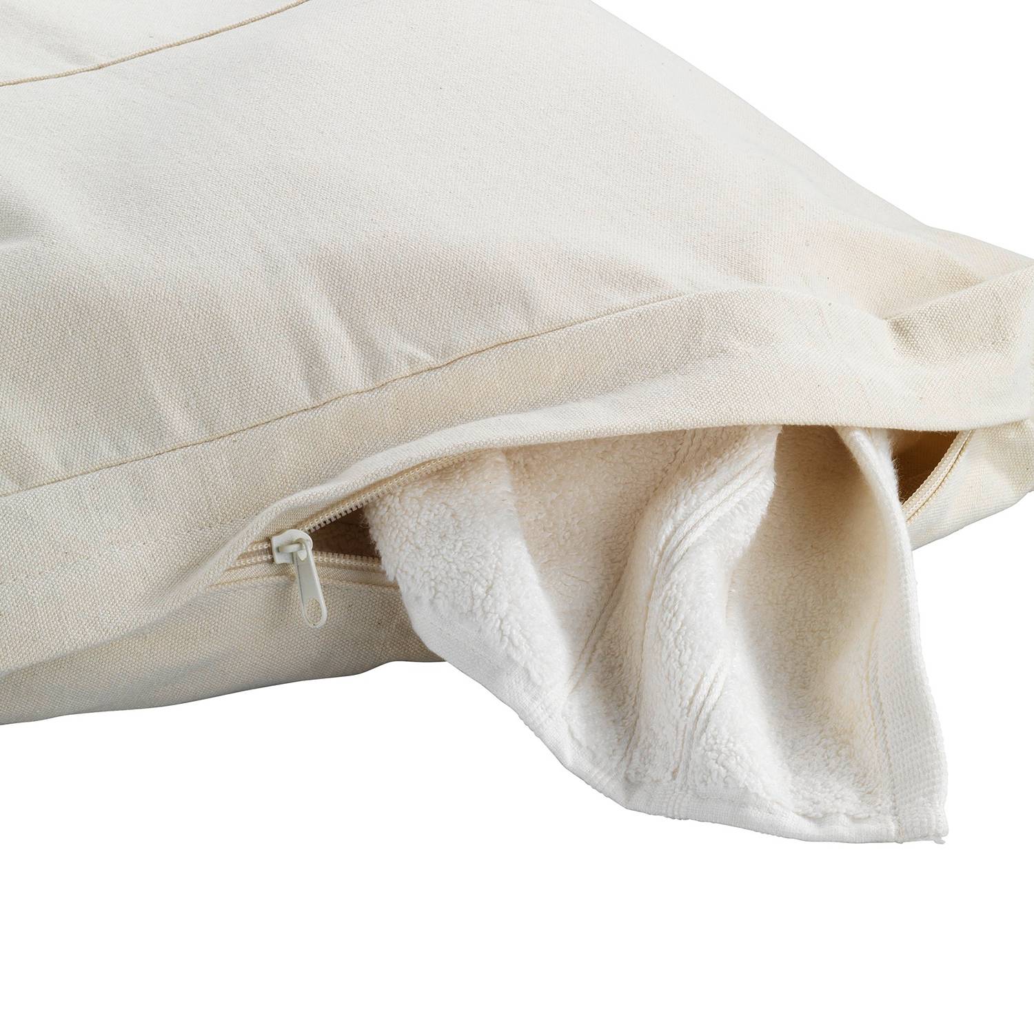 Wäschesammler Canguro Edelstahl Beige