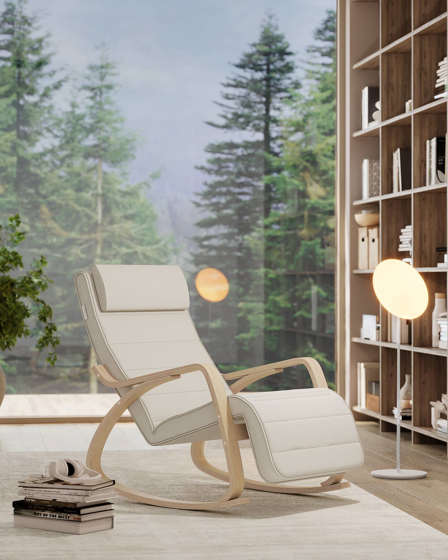 Hawesa Rocking Chair Beige