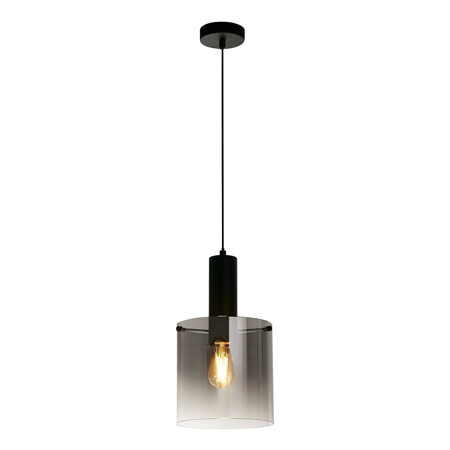 Sweden Pendant lamp Steel Glass Black