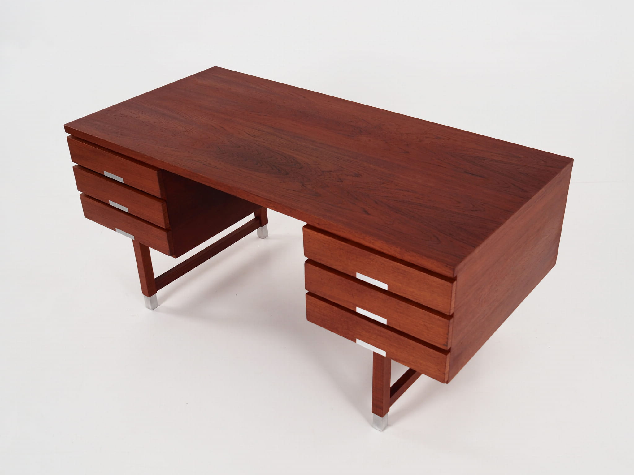 Desk Teak Brown 1970s