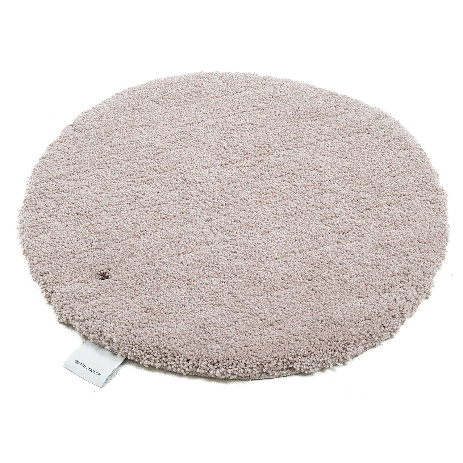 Cozy Bath Uni Badvorleger Beige Ø 60cm