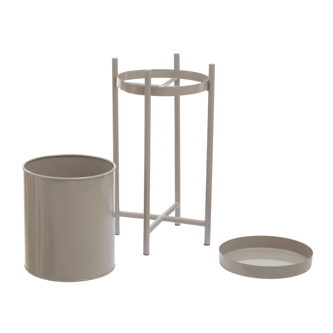 Asher Two-Tier Plant Stand Grey