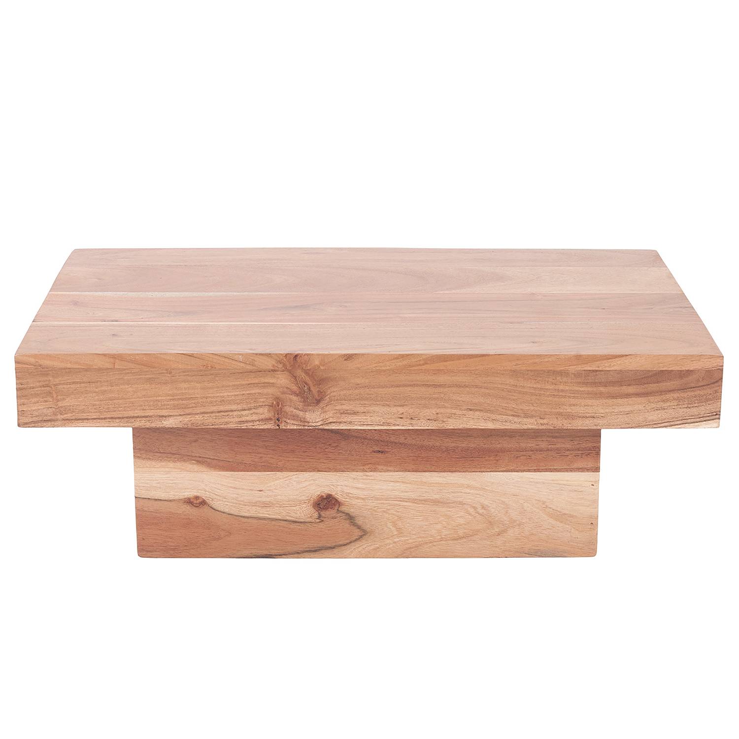 Loungetable DOCKLAND Acacia partly solid Brown