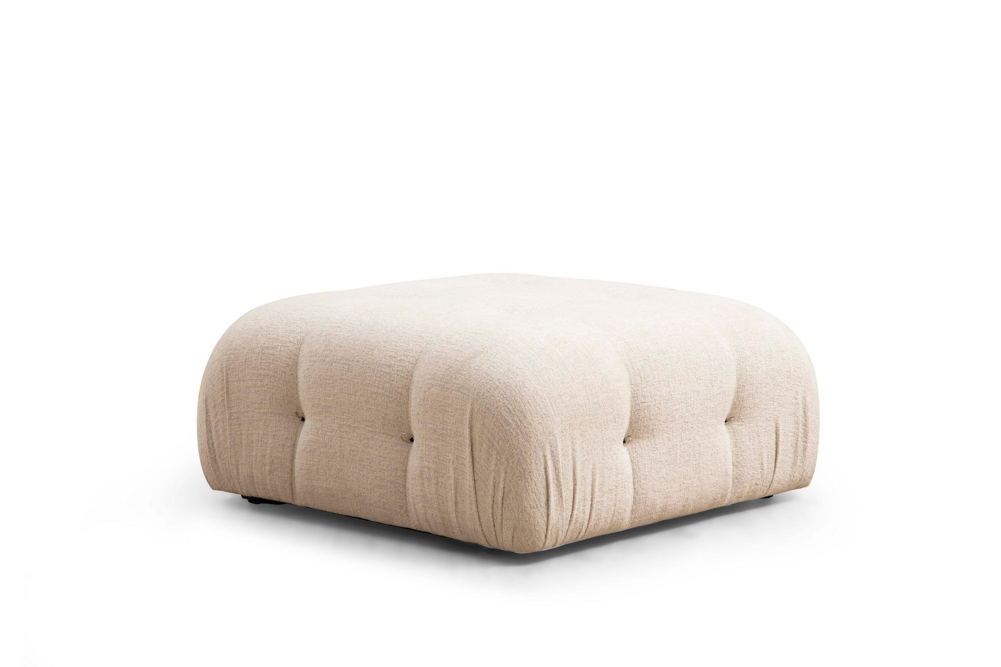 Sofa Récamiere Rechts Bouclé Creme