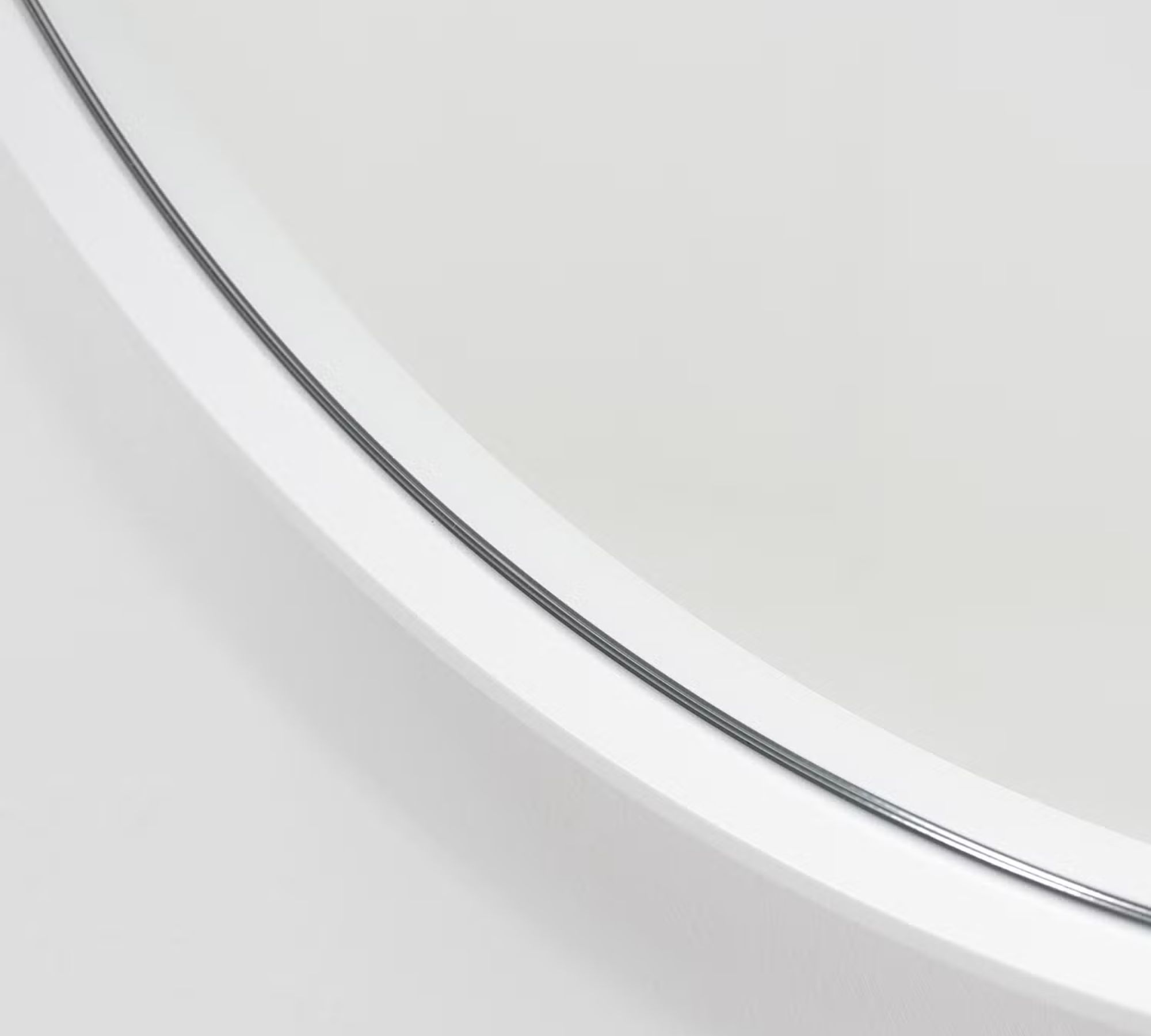 Mirror Metal Powder-coated White