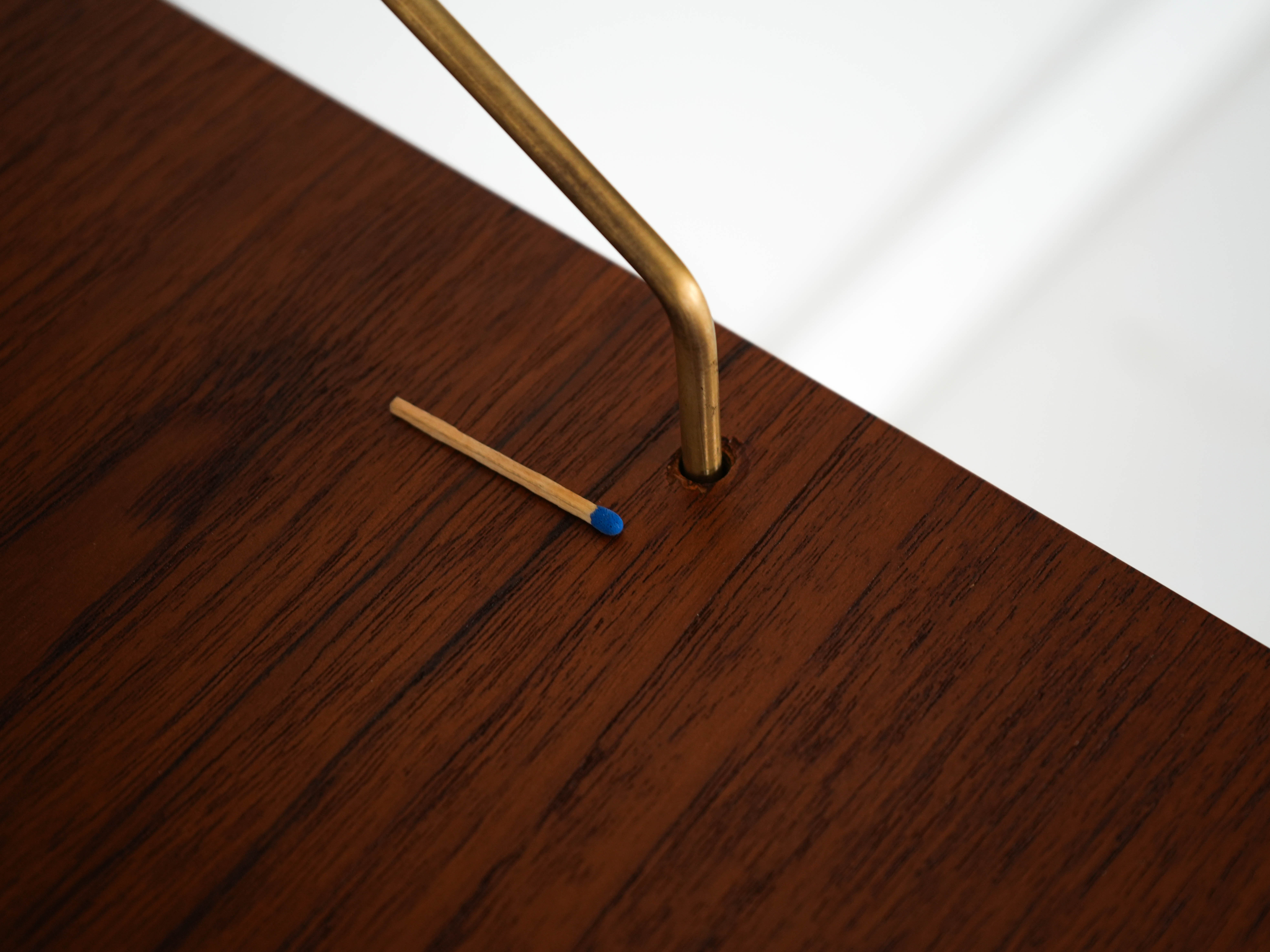 Teak-Wandmöbel PS System Braun 1960er Jahre