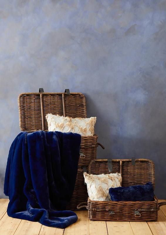 Bosie Lamina Navy Blue Überwurf
