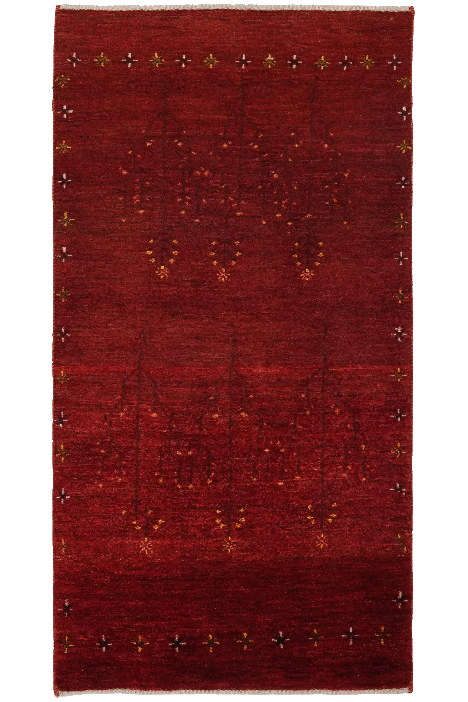 Rizbaf Teppich Rot