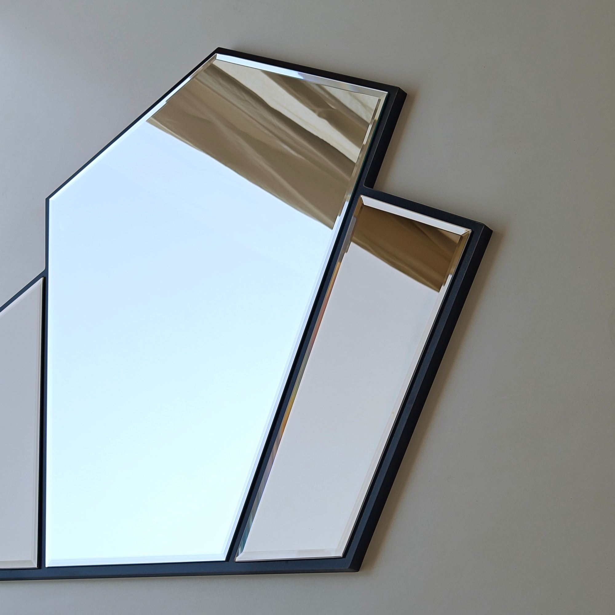 Selfish Spiegel Glas Schwarz