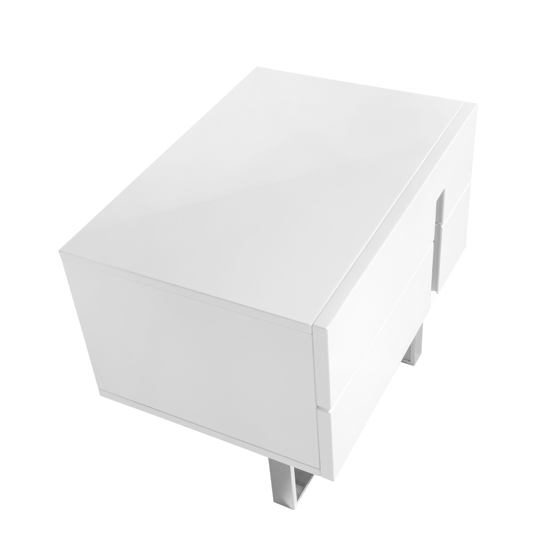 Nightstand
Chrome-plated steel
White