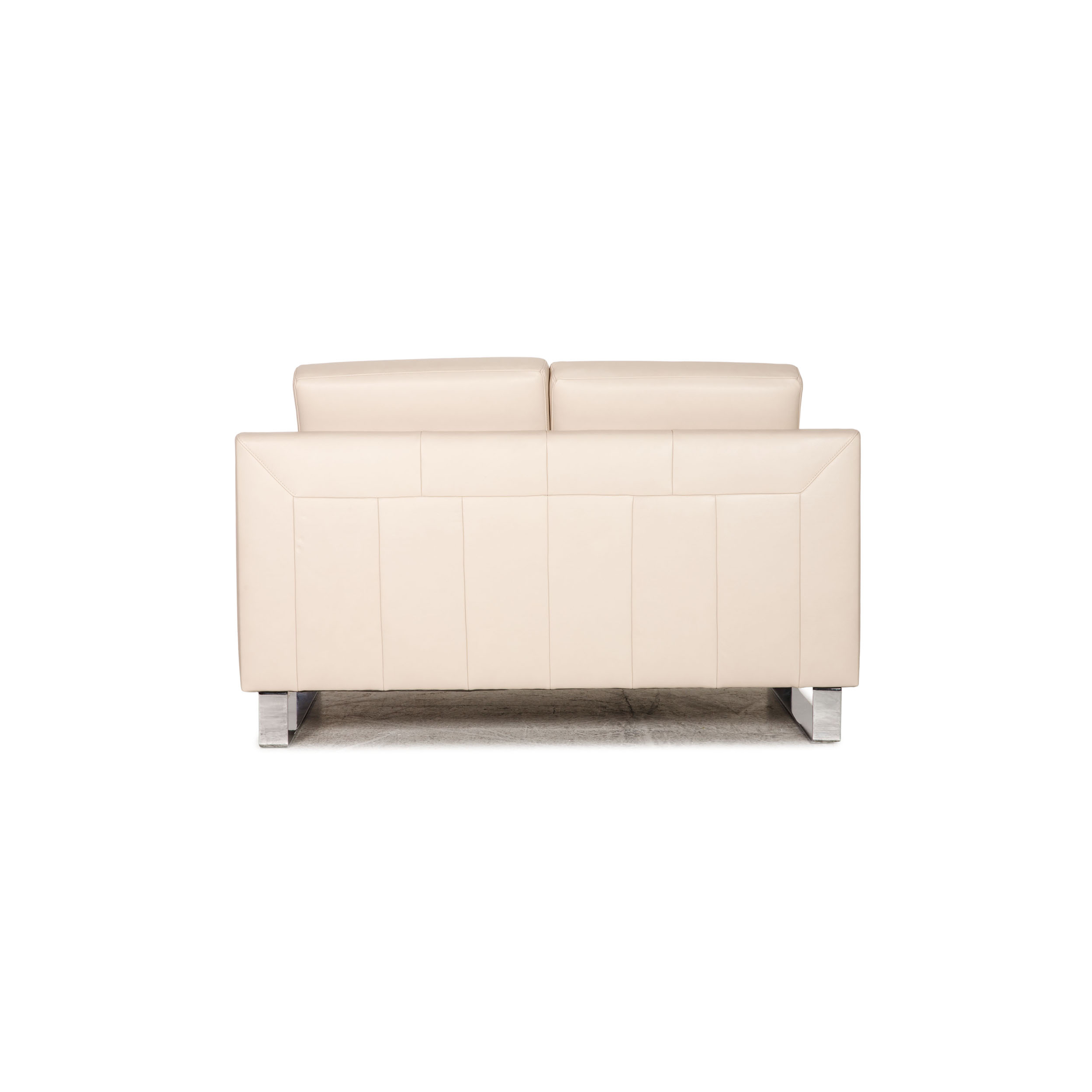 Flex Plus Sofa 2-Sitzer Leder Creme